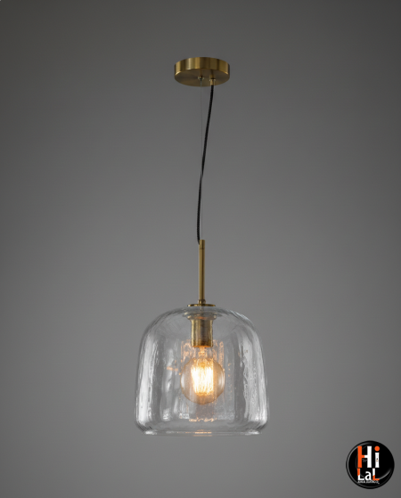 نحاسي + زجاج شفاف