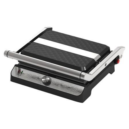 توستر جولد فجن ، 2000 واط Knob ، Tosti toaster ، أسود .
