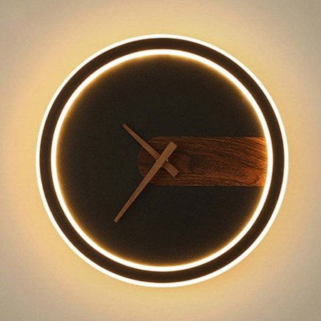 Nielsen Modern Clock Design Wall Lamp